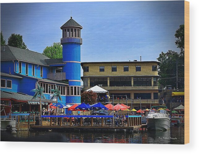 Lake Wood Print featuring the photograph Life on Portage Lakes Ohio by Mary Walchuck