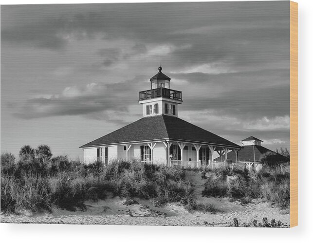 Photo For Sale Wood Print featuring the photograph Lighthouse of Boca Grande by Robert Wilder Jr