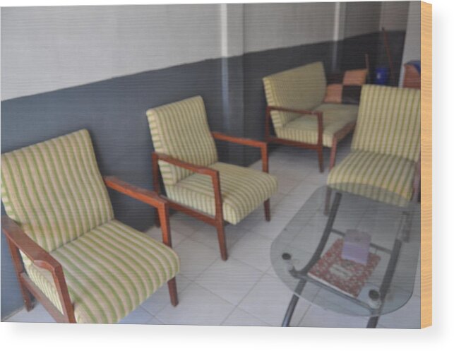 Chairs Wood Print featuring the photograph Living Room by Hilmi Abdul Azis Firmansyah
