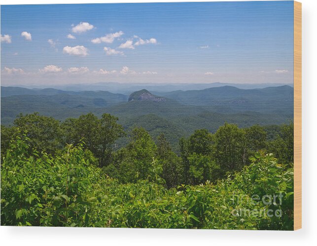 Looking Glass Rock Wood Print featuring the photograph Looking Glass Rock 1 by Phil Perkins