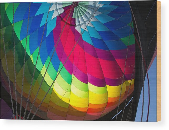 Albuquerque International Ballon Fiesta Wood Print featuring the photograph Looking In by Segura Shaw Photography