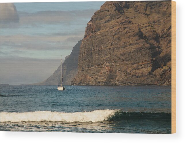 Canary Islands Wood Print featuring the photograph Los Gigantes by Achim Lammerts