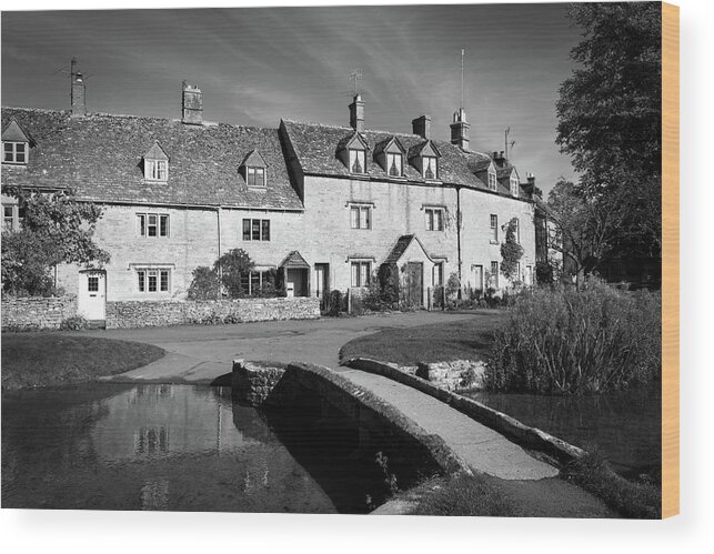 Britain Wood Print featuring the photograph Lower Slaughter, Gloucestershire, UK by Seeables Visual Arts