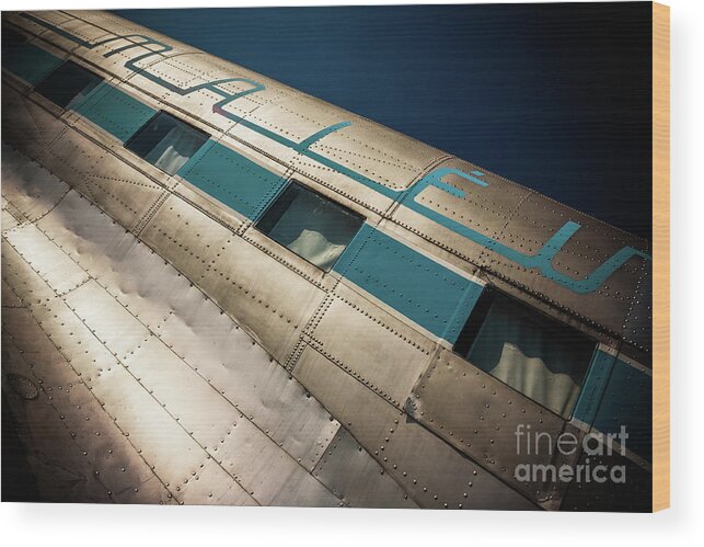 Airplane Wood Print featuring the photograph Malev Lisunov Li-2 Cab 3 by Rastislav Margus