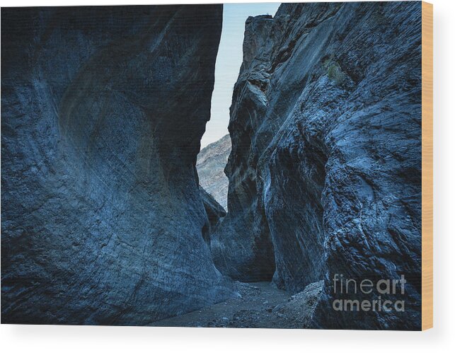 Death Valley Wood Print featuring the photograph Marble Canyon by Erin Marie Davis