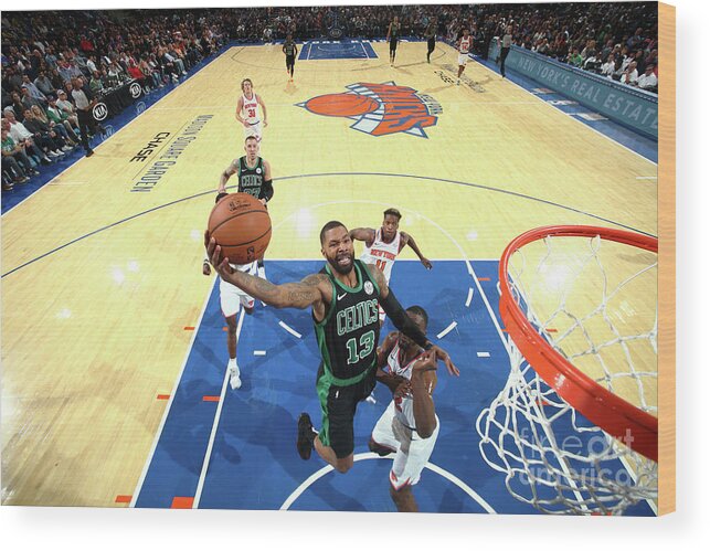 Nba Pro Basketball Wood Print featuring the photograph Marcus Morris by Nathaniel S. Butler