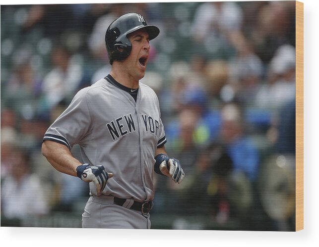Second Inning Wood Print featuring the photograph Mark Teixeira by Otto Greule Jr