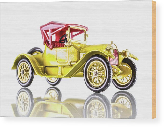 Cadillac Wood Print featuring the photograph Matchbox Models of Yesteryear Y-6 Cadillac 1913 by Viktor Wallon-Hars