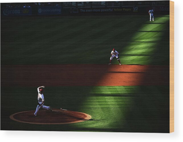 Second Inning Wood Print featuring the photograph Matt Shoemaker by Harry How