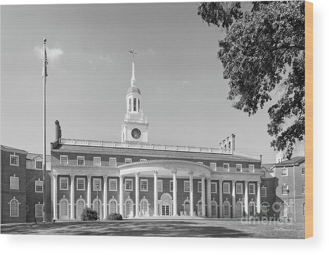 Mercer University School Of Law Wood Print featuring the photograph Mercer University Law School by University Icons