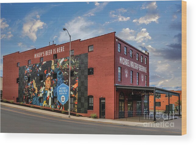 Brewery Wood Print featuring the photograph Michael Waltrip Brewing II by Shelia Hunt
