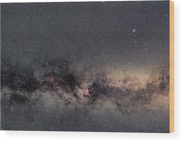  Wood Print featuring the photograph Milky Way Left by Adam Pender