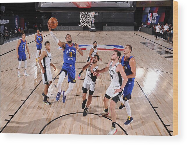 Nba Pro Basketball Wood Print featuring the photograph Monte Morris by David Dow
