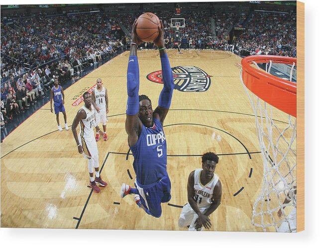 Smoothie King Center Wood Print featuring the photograph Montrezl Harrell by Layne Murdoch
