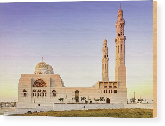 Islam Wood Print featuring the photograph Mosque Muhammad al-Amin by Alexey Stiop