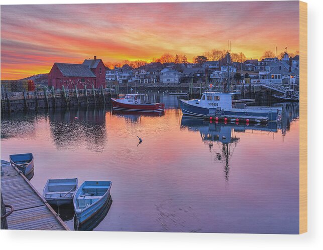 Motif #1 Wood Print featuring the photograph Motif Number One Sunrise Bliss and Solitude by Juergen Roth