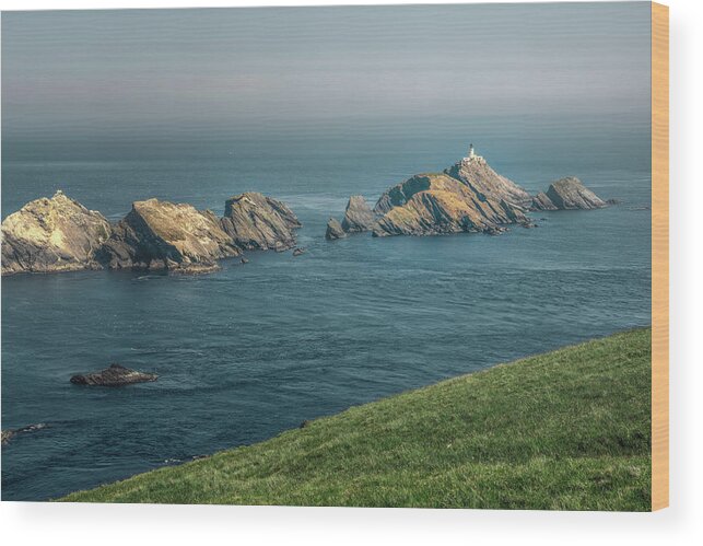 Hermaness Wood Print featuring the photograph Muckle Flugga Lighthouse - Shetland Islands by Joana Kruse