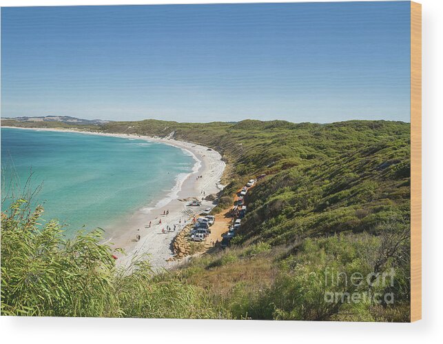 Mutton Bird Beach Wood Print featuring the photograph Mutton Bird Beach, Elleker, Western Australia by Elaine Teague