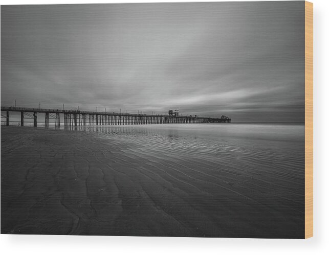 B & W Wood Print featuring the photograph My Next Apierance by Peter Tellone