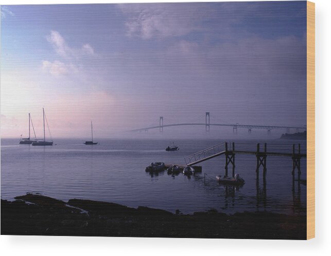 Narragansett Bay Wood Print featuring the photograph Narragansett Bay by Jim Feldman
