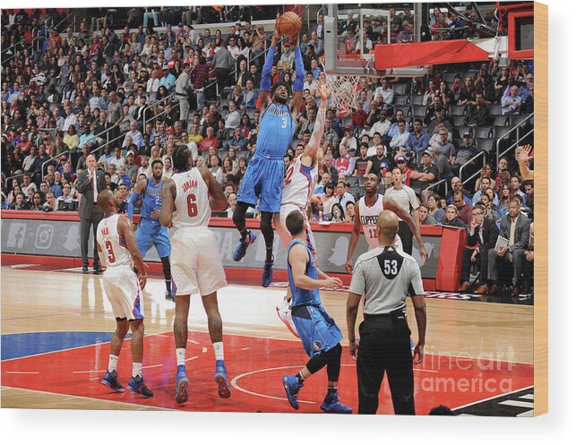 Nba Pro Basketball Wood Print featuring the photograph Nerlens Noel by Andrew D. Bernstein