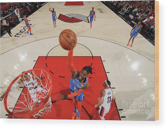 Playoffs Wood Print featuring the photograph Nerlens Noel by Cameron Browne