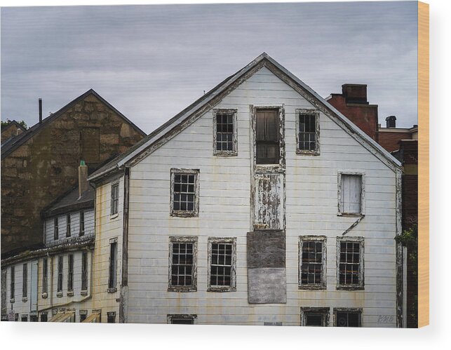 New Bedford Wood Print featuring the photograph New Bedford MA II Color by David Gordon