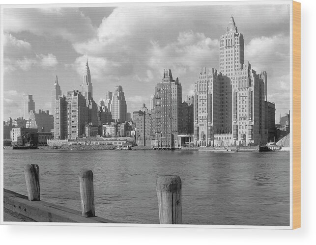 New York Wood Print featuring the photograph New York City by Chris Smith