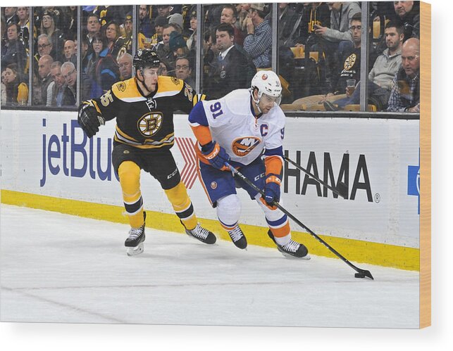 National Hockey League Wood Print featuring the photograph NHL: DEC 20 Islanders at Bruins by Icon Sportswire