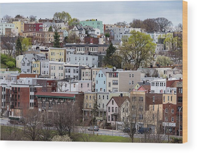 Bath House Wood Print featuring the photograph Nodine Hill by Kevin Suttlehan