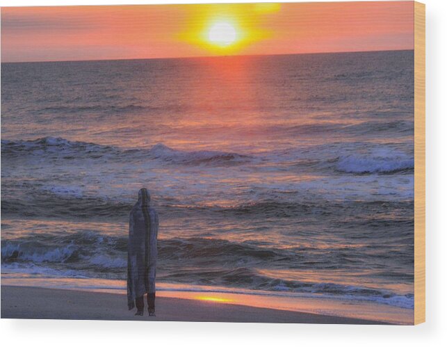 Water Wood Print featuring the photograph Ocean Rise by Addison Likins