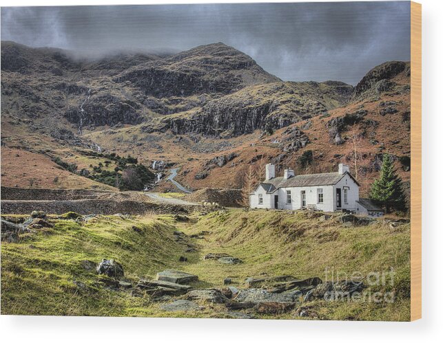 England Wood Print featuring the photograph Old Coniston Coppermines, Lake District by Tom Holmes