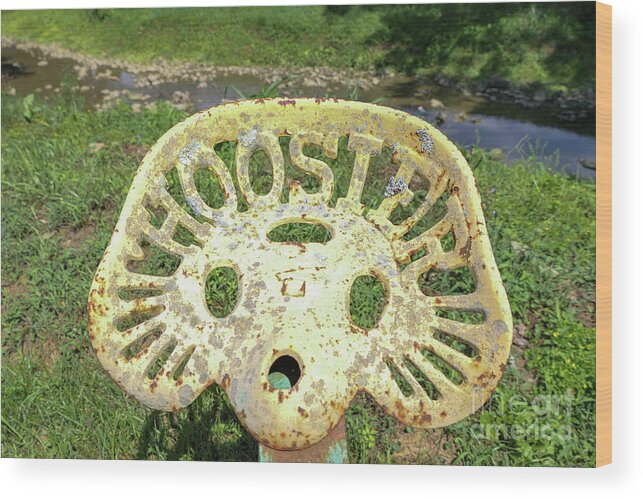 Hoosier Wood Print featuring the photograph Old Hoosier Seat by Bentley Davis