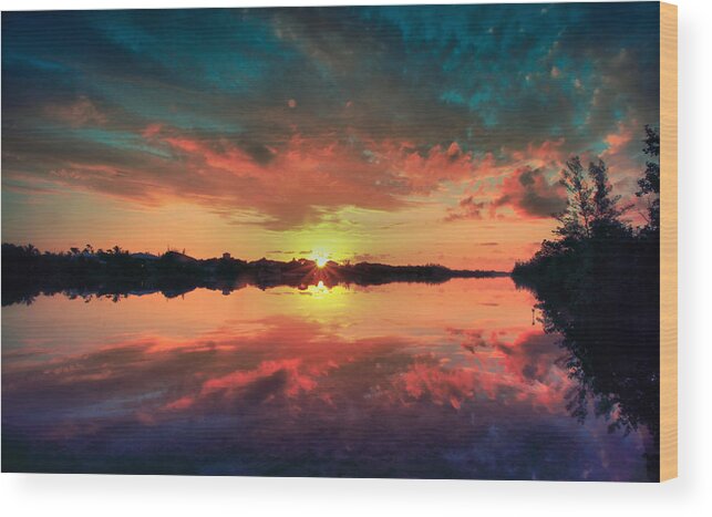 Sunrise Wood Print featuring the photograph One Fine Morning by Montez Kerr