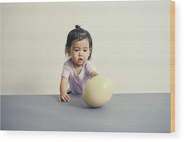 People Wood Print featuring the photograph One of the big egg and children by Yosuke Suzuki