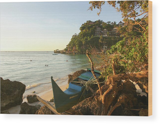 Boracay Wood Print featuring the photograph Out of Place by Josu Ozkaritz