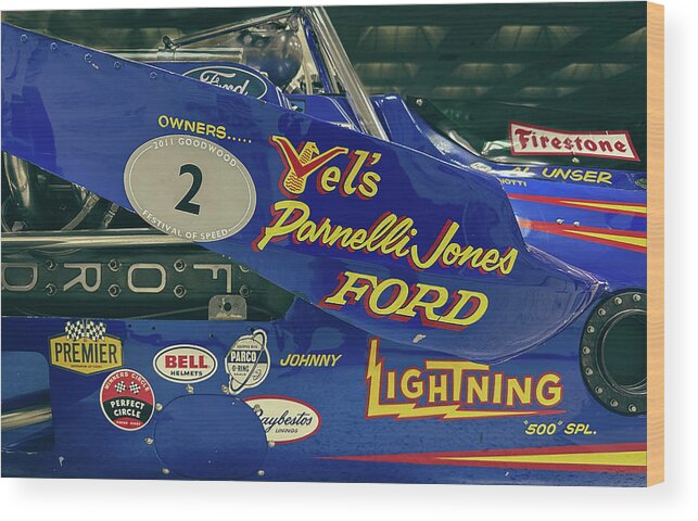  Wood Print featuring the photograph Parnelli by Josh Williams