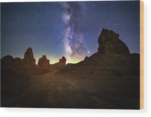 Milkyway Wood Print featuring the photograph Passage by Tassanee Angiolillo