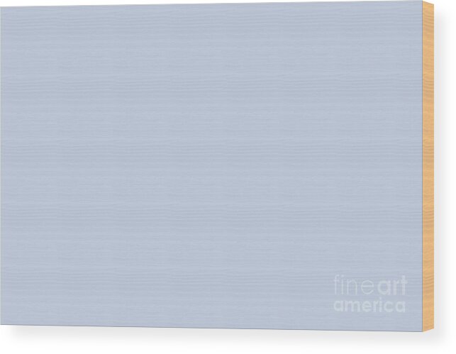 Pastel Wood Print featuring the digital art Periwinkle Blue - Pastel Baby Blue Solid Color From Crayon Box Color Collection by PIPA Fine Art - Simply Solid