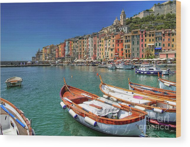 Cinque Terre Wood Print featuring the photograph Portovenere - Liguria - Italy by Paolo Signorini