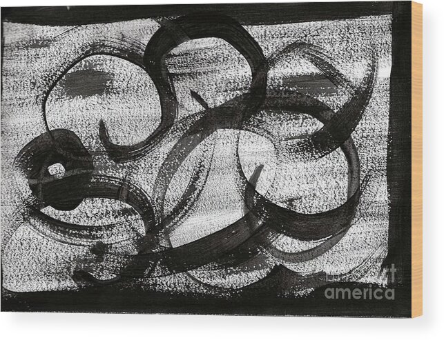 #abstract #abstractart #deborahannbaker #deborahannbaker Art #abstractgiclee’ #wallart #fineart #acrylic #gallerywrappedcanvas #abstractexpressionism Wood Print featuring the painting Potentials by Deborah Ann Baker
