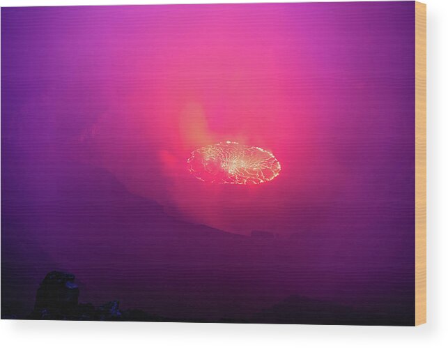 Volcanoes Wood Print featuring the photograph Purple Haze by Daniel Burton