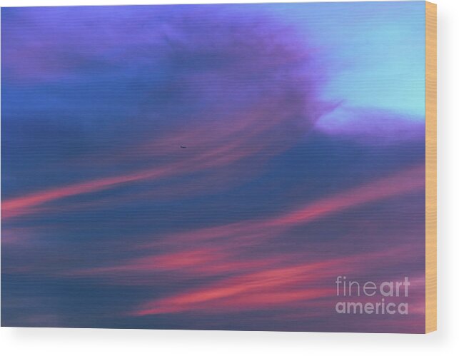 Cloudscape Wood Print featuring the photograph Purple Passion Sky by Abigail Diane Photography