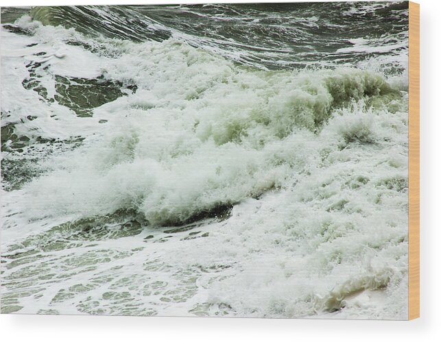 Seascape Wood Print featuring the photograph Raging Seas by Ruth Crofts Photography