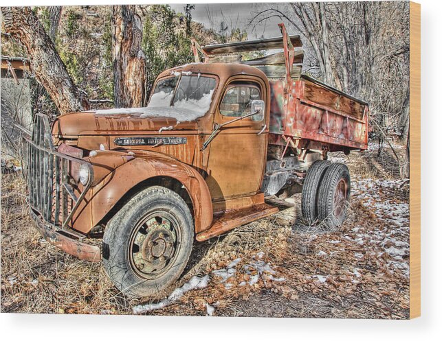 Truck Wood Print featuring the photograph Ready to Roll by Britt Runyon