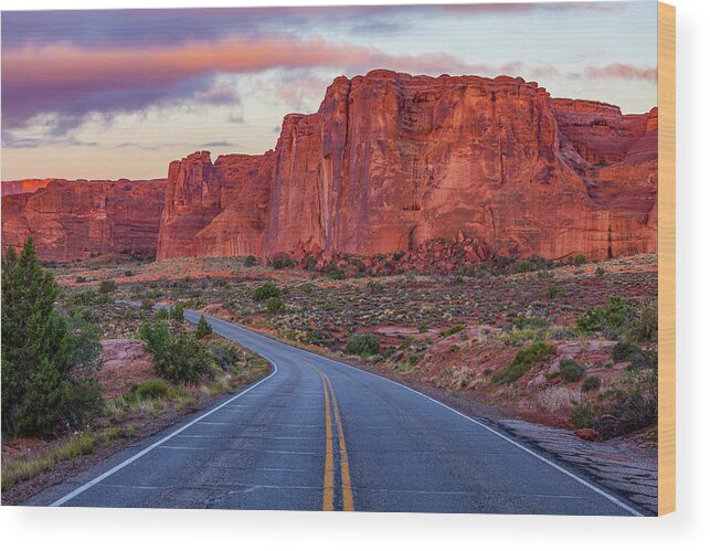 #faatoppicks Wood Print featuring the photograph Red Rocks Road by Darren White