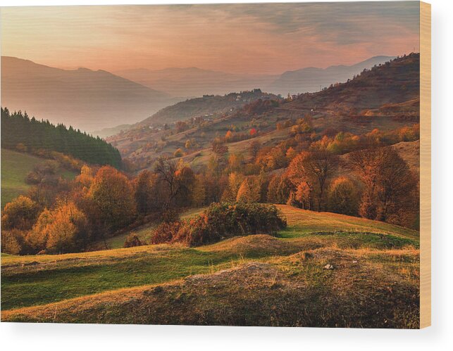 Rhodope Mountains Wood Print featuring the photograph Rhodopean Landscape by Evgeni Dinev