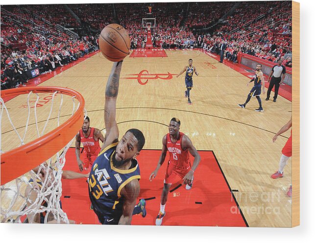 Playoffs Wood Print featuring the photograph Royce O'neale by Bill Baptist