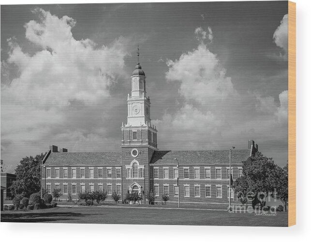 Rust College Wood Print featuring the photograph Rust College McCoy Administration Building by University Icons