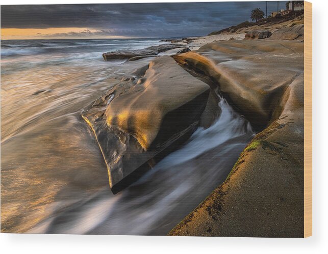 California Wood Print featuring the photograph Sea Sculpture II by Tom Grubbe